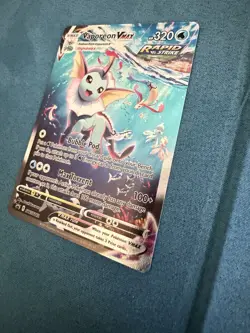 Vaporeon VMAX SWSH182 Sword & Shield Promo Holo Pokemon TCG Standard Card - Image 3