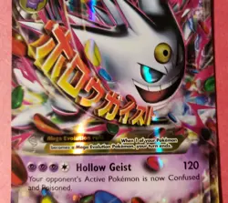 M Gengar EX XY166 Xy Promos Holo Pokemon Card LP + See Pictures Fast Shipping - Image 3