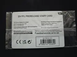 Phantasmal Flames Staff Sealed Promo Pack of 4 Cards Pokemon TCG Mega Evolution - Image 2