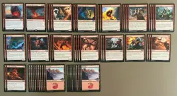 Magic: The Gathering - Shrek Ogre Goblin Deck w/ Volcanic Salvo/ Unpredictable + - Image 1