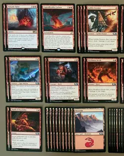 Magic: The Gathering - Shrek Ogre Goblin Deck w/ Volcanic Salvo/ Unpredictable + - Image 2