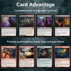 Judith Carnage Connoisseur Magic Gathering Commander Rakdos Spellslinger Deck - Image 5