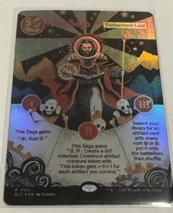 Urza's Saga NM Foil MTG Secret Lair Encyclopedia Countdown Kit Unplayed Magic - Image 1