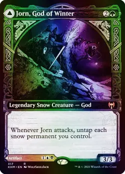 Jorn, God of Winter (Showcase) Kaldheim NM MTG Foil - Image 1
