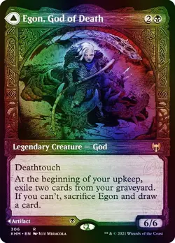 Egon, God of Death (Showcase) Kaldheim NM MTG Foil - Image 1