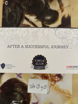 MTG The Academic 133+ XL Deckbox Purple Black Kickstarter NIB Tolarian Comm Coll - Image 2