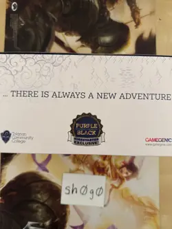 MTG The Academic 133+ XL Deckbox Purple Black Kickstarter NIB Tolarian Comm Coll - Image 4