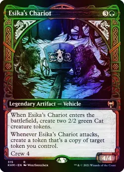 Esika's Chariot (Showcase) Kaldheim NM MTG Foil - Image 1