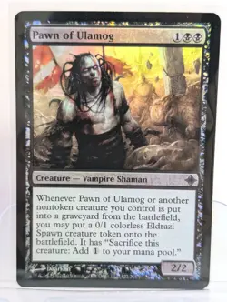 1 x Pawn of Ulamog - Foil - Rise of the Eldrazi - Light Play - MTG - Image 1