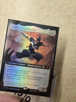x1 Sokka, Swordmaster - Foil - Extended Art M MTG Avatar: The Last Airbender: Et - Image 1