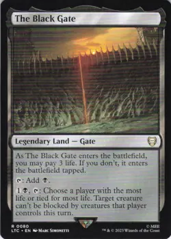 MTG The Black Gate (80) | NM | Commander: The Lord of the Rings {LTC} - Image 1