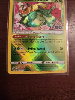 Radiant Venusaur 004/078 Pokemon GO Holo NM - Image 3