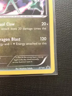 Pokemon TCG - Rayquaza XY141 - Black Star Promo - LP - Image 5