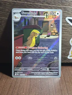 2025 Pokemon Mega Evolution Illustration Rare Gumshoos #153/132 - Image 1