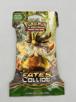 2x Fates Collide SLEEVED Booster Pack Artwork SEALED Pokemon TCG XY - Image 2