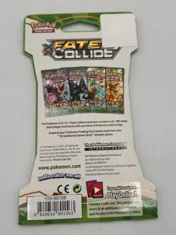 2x Fates Collide SLEEVED Booster Pack Artwork SEALED Pokemon TCG XY - Image 3
