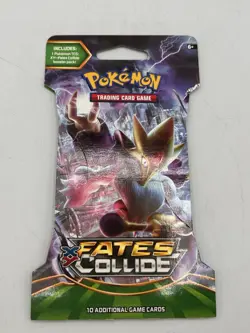 2x Fates Collide SLEEVED Booster Pack Artwork SEALED Pokemon TCG XY - Image 5
