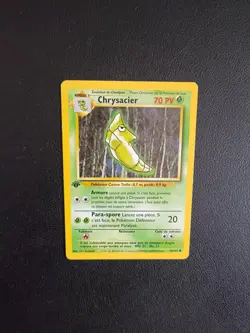 Carte Pokemon Commune Chrysacier 54/102 Set de Base Edition 1 Wizards FR - Image 1