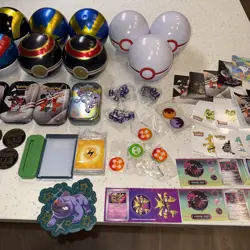 Pokemon EMPTY Pokeball Tins, Surprise Box, Mini Tins, Coins, Stickers, Etc - Image 4