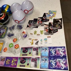 Pokemon EMPTY Pokeball Tins, Surprise Box, Mini Tins, Coins, Stickers, Etc - Image 5