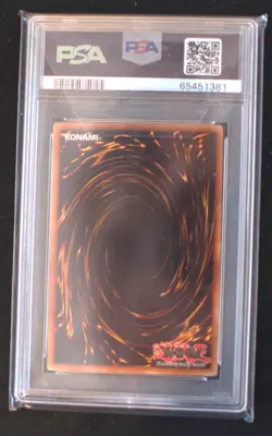 Yu-Gi-Oh Dark Magician LOB Legend of Blue Eyes White Dragon PSA 9 Mint - Image 2