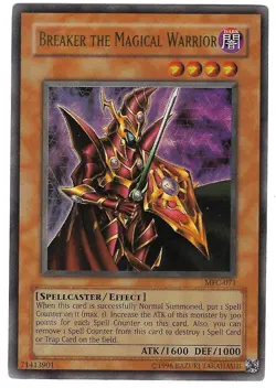 YUGIOH - BREAKER THE MAGICIAL WARRIOR - MAGICIAN FORCE - ULTRA RARE - MFC-071 - Image 1