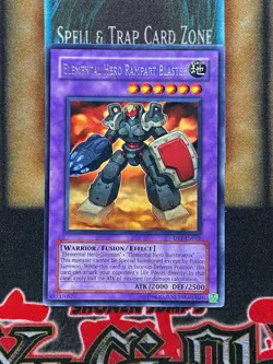 Yugioh Elemental Hero Rampart Blaster DP1-EN012 Rare NM - Image 1