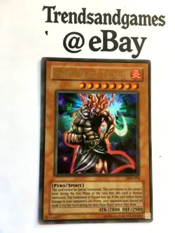 YUGIOH - HINO-KAGU-TSUCHI - LOD-070 - ULTRA RARE - NEAR MINT LEGACY OF DARKNESS - Image 2