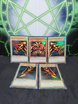 Yugioh Exodia the Forbidden One Complete Set LART-EN004 Lost Art Promos NM - Image 1
