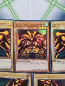 Yugioh Exodia the Forbidden One Complete Set LART-EN004 Lost Art Promos NM - Image 3