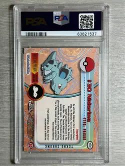 2000 Topps Chrome PSA 10 TEKNO Nidorina Pokemon TV Card - Population 1 of 6 - Image 4