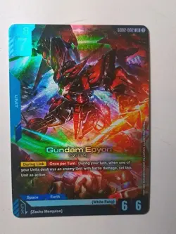 Gundam Epyon - GD02-002 - Dual Impact Gundam TCG Card Game - Image 1