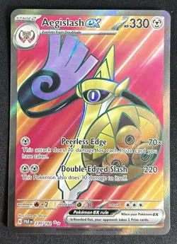Aegislash ex 230/182 Paradox Rift Ultra Rare Holo Pokemon TCG Card NM - Image 1