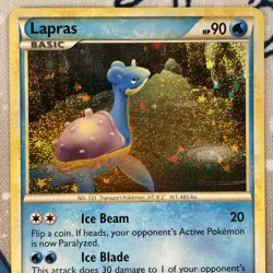 Lapras 008/034 CLB Holo Promo Pokemon TCG Classic Collection Card 2023 NM - Image 2