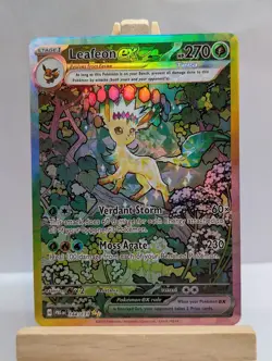 Custom Fan Art Leafeon EX Tera High Quality Custom Card Foil Finish Full Art - Image 1