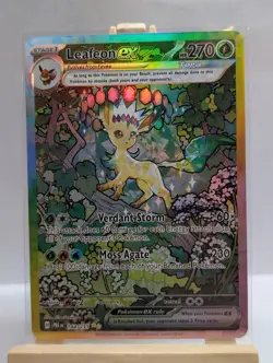Custom Fan Art Leafeon EX Tera High Quality Custom Card Foil Finish Full Art - Image 2