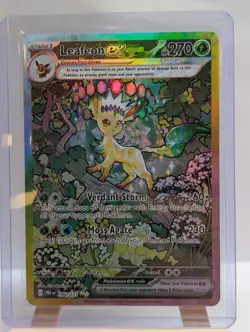 Custom Fan Art Leafeon EX Tera High Quality Custom Card Foil Finish Full Art - Image 3