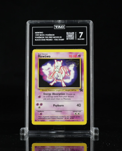 Pokemon Mewtwo # 3 WB Movie Stamp Wizards WOTC Black Star Promo Card Tag 7 NM - Image 1