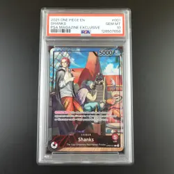PSA 10 Shanks OP09-001 One Piece PSA Magazine Exclusive Graded Card - Image 1