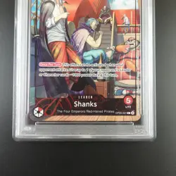 PSA 10 Shanks OP09-001 One Piece PSA Magazine Exclusive Graded Card - Image 3