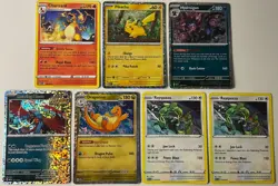 2024 Pokemon McDonalds 7 Card Lot!!!! Charizard / Pikachu See Description / Pics - Image 1