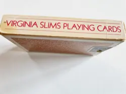 CARTE DA GIOCO VIRGINIA SLIMS VICTORIAN BRIDGE VINTAGE ORIGINAL PLAYING CARD NEW - Image 4