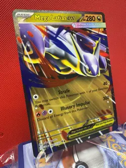 Mega Latios ex 100/132 Mega Evolutions Pokemon Card TCG NM - Image 2