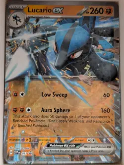 Lucario ex 017 Sv: Scarlet & Violet Promo Cards Holo - Image 1