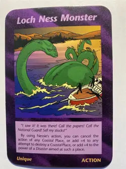 LOCH NESS MONSTER Illuminati New World Order Card Game CCG Unlimited - Image 1