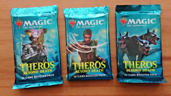 Magic The Gathering x3 "THEROS Beyond Death" 15 Card Booster Packs NEW/SEALED - Image 1