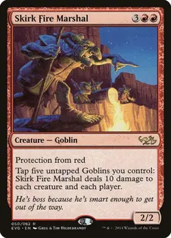 Skirk Fire Marshal Duel Decks Anthology: Elves vs. Goblins HP MTG - Image 1
