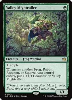 x1 Valley Mightcaller R MTG Bloomburrow M/NM, English - Image 1