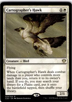 Magic The Gathering Cartographer's Hawk Rare #24 - Image 1