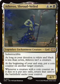 NM Atheros, Shroud-Veiled, MTG, Duskmourn Commander, Magic the Gathering, 212 - Image 1